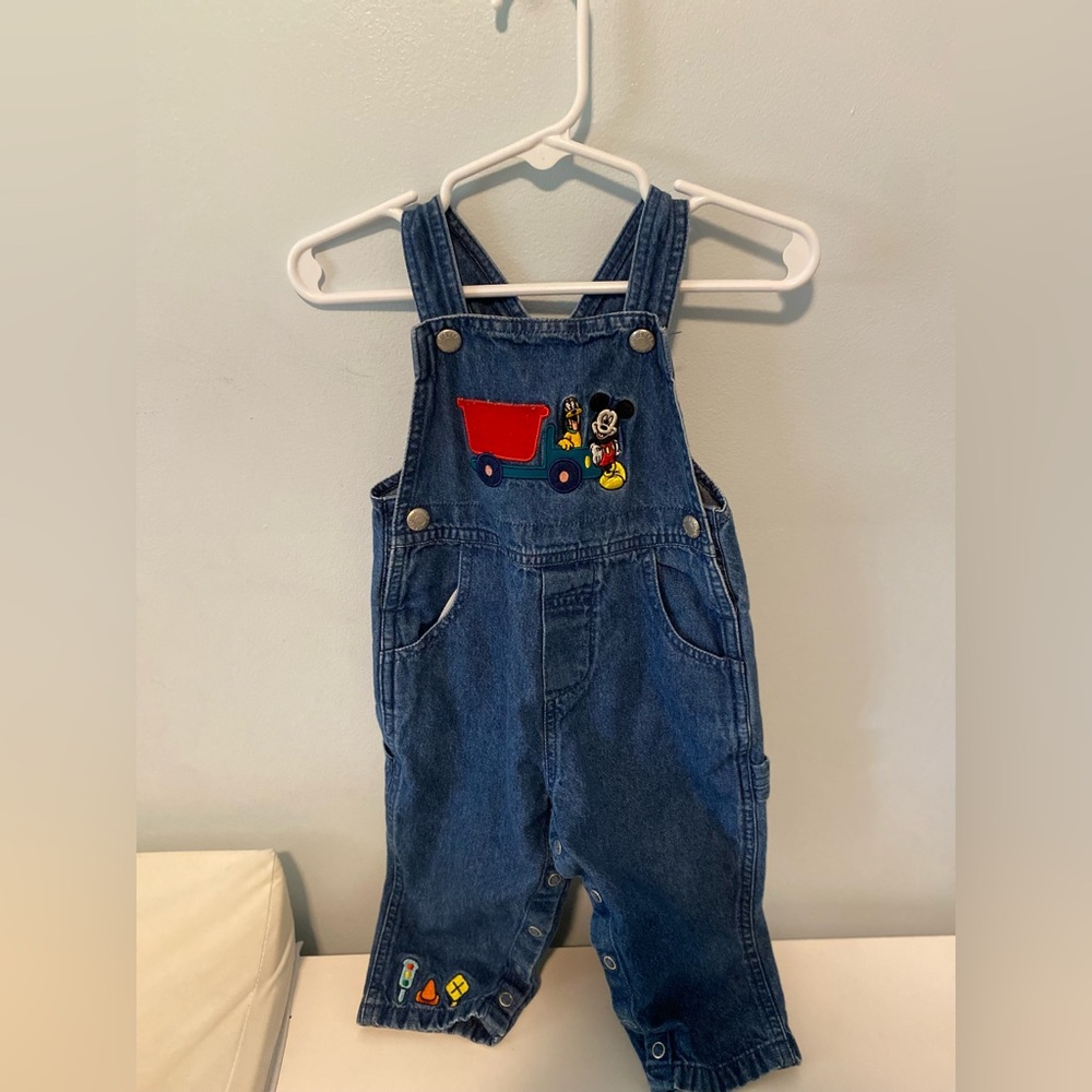 Disney Mickey Mouse Overalls 6 Months